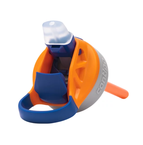 Contigo Gizmo Flip AUTOSPOUT™ Kids Water Bottle, 420 ml ( Nectarine Superhero)